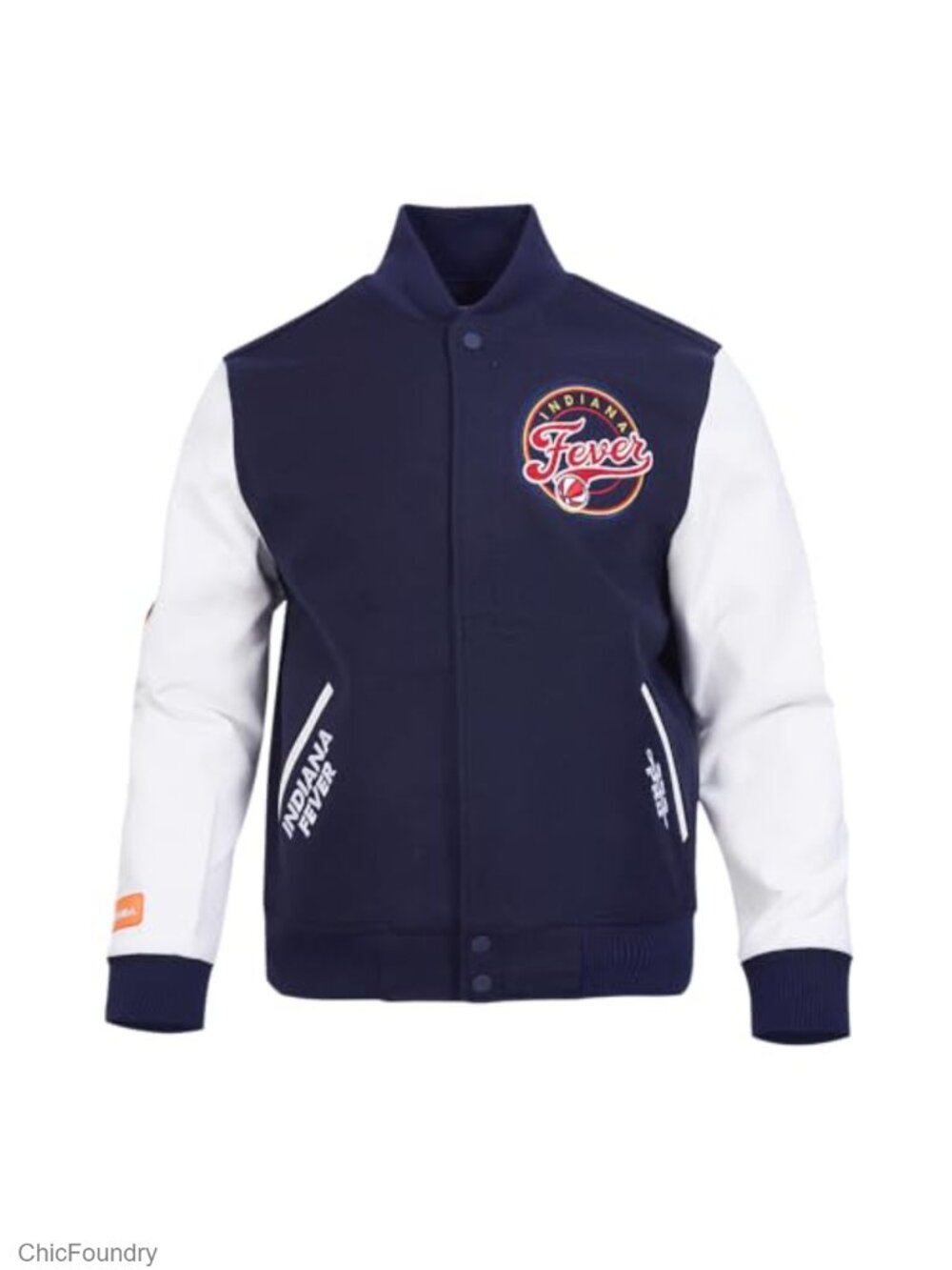 Men's WNBA Varsity Jacket Wool Blend Quilted Lining Faux Leather Sleeves